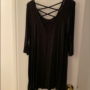 Black long sleeve dress